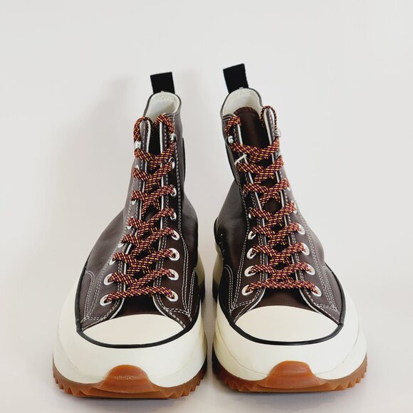 Converse Run Star Hike 'Dark Root Egret' Men's Leather Sneakers A03742C NWT - Picture 6 of 6